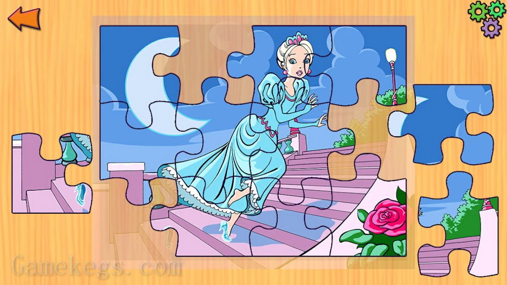 儿童益智游戏：公主和童话拼图.Princess and Fairytales Jigsaw Puzzles：Princesses Fairy Tales Intelligence Trainer Kids Games Learning Game for Girls & Boys_5