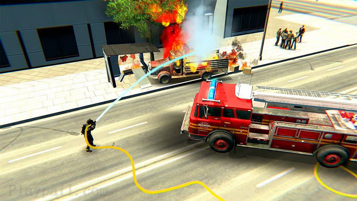 消防员：消防车模拟器2022.Firefighter: Car Fire Truck Sim Driving 2022 Simulator_2