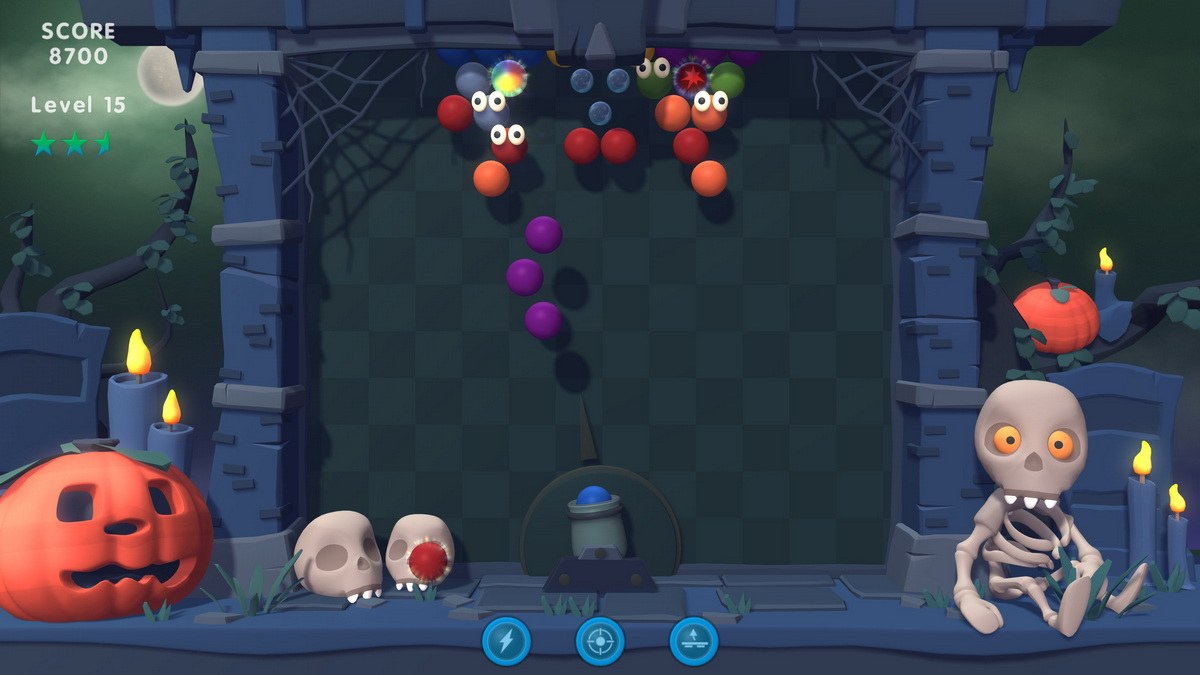 万圣节泡泡射击.Halloween Bubble Shooter_1
