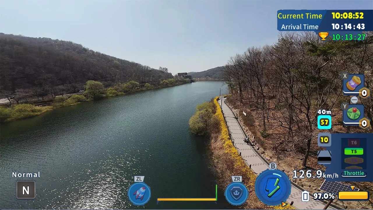 韩国无人机飞行:游览梧南湖水公园.Korean Drone Flying Tour Ongnam Lake Park_0