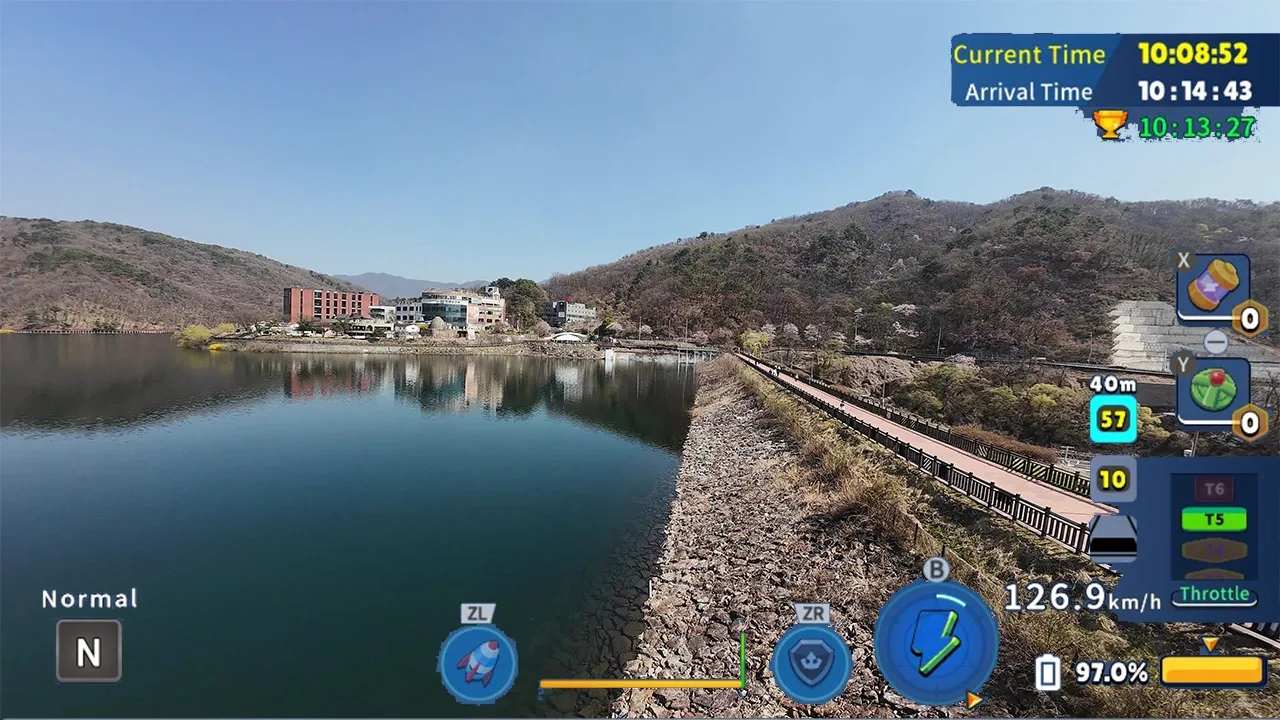 韩国无人机飞行:游览梧南湖水公园.Korean Drone Flying Tour Ongnam Lake Park_1