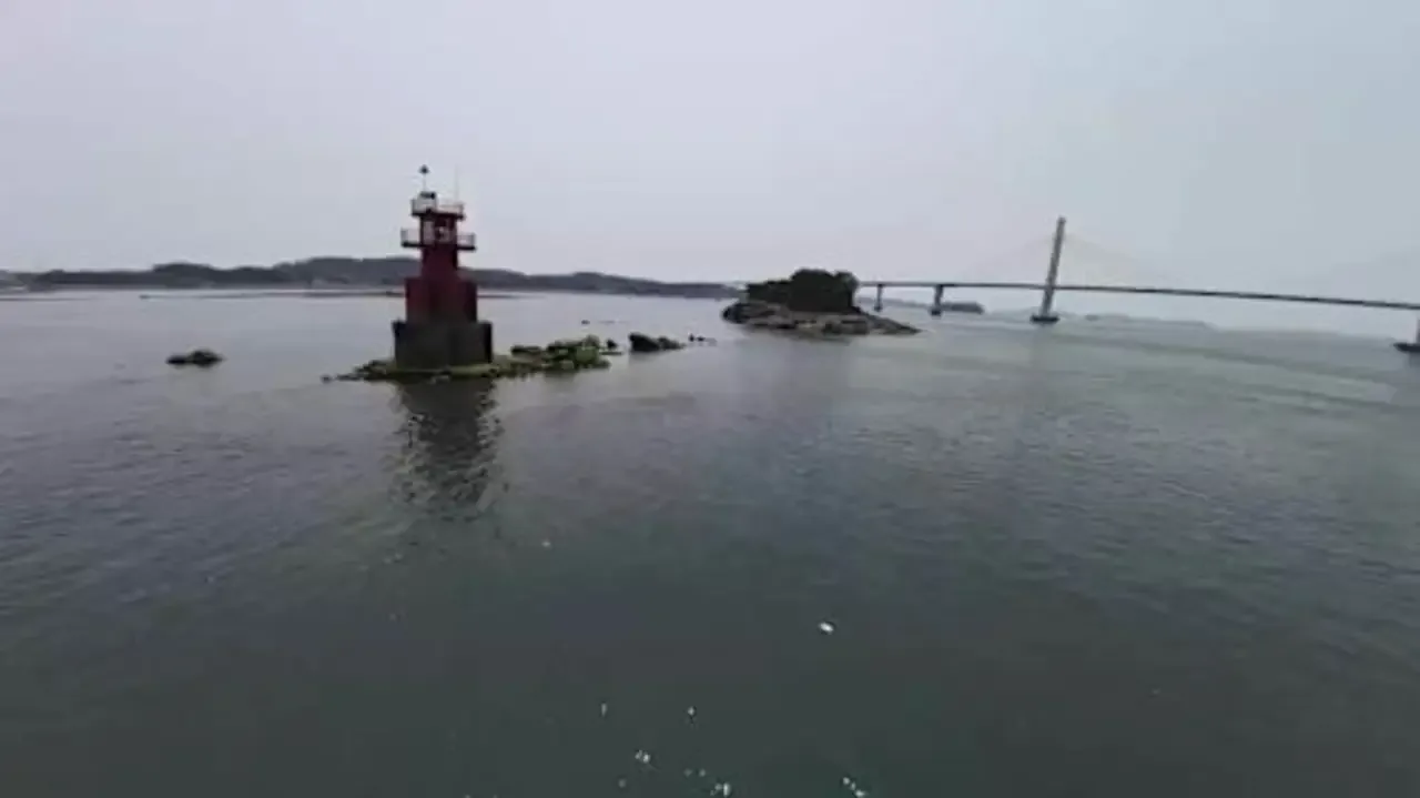 韩国无人机飞行：游览元山岛.Korean Drone Flying Tour Wonsan-do_0